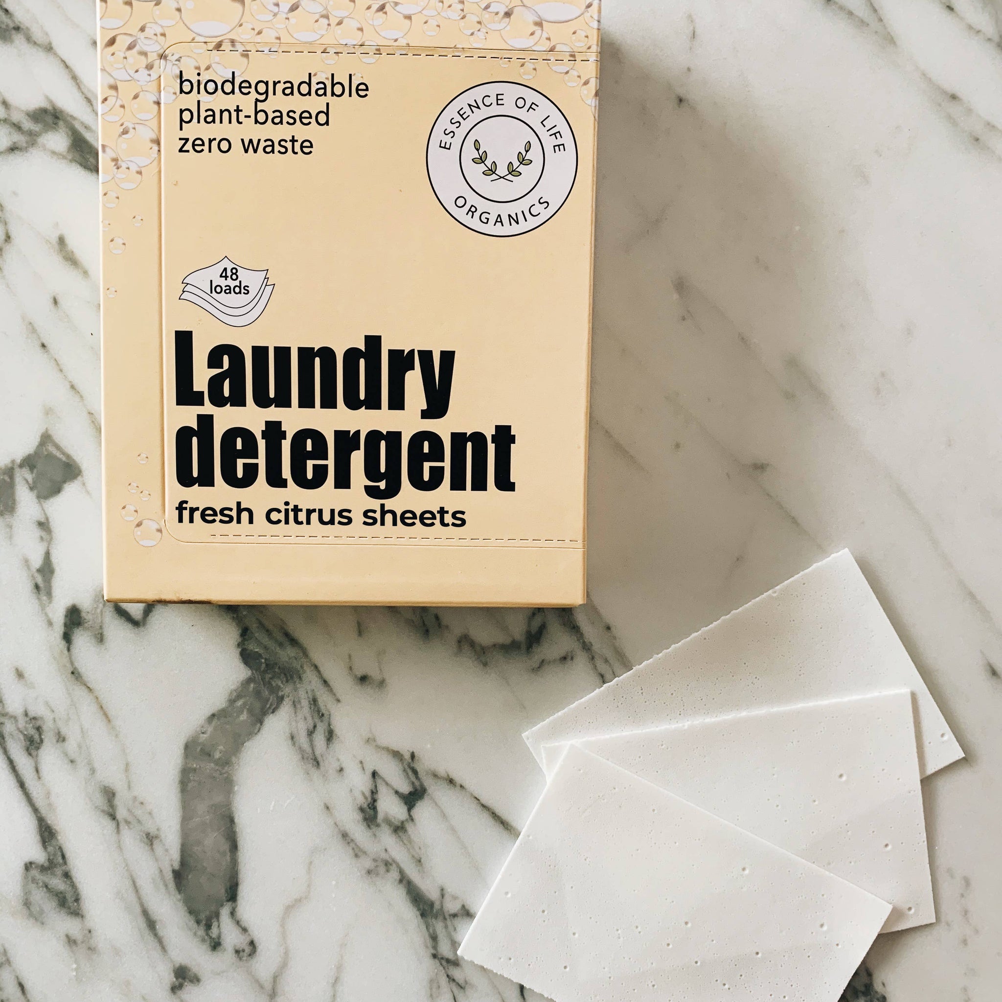 Zero Waste Laundry Detergent Sheets
